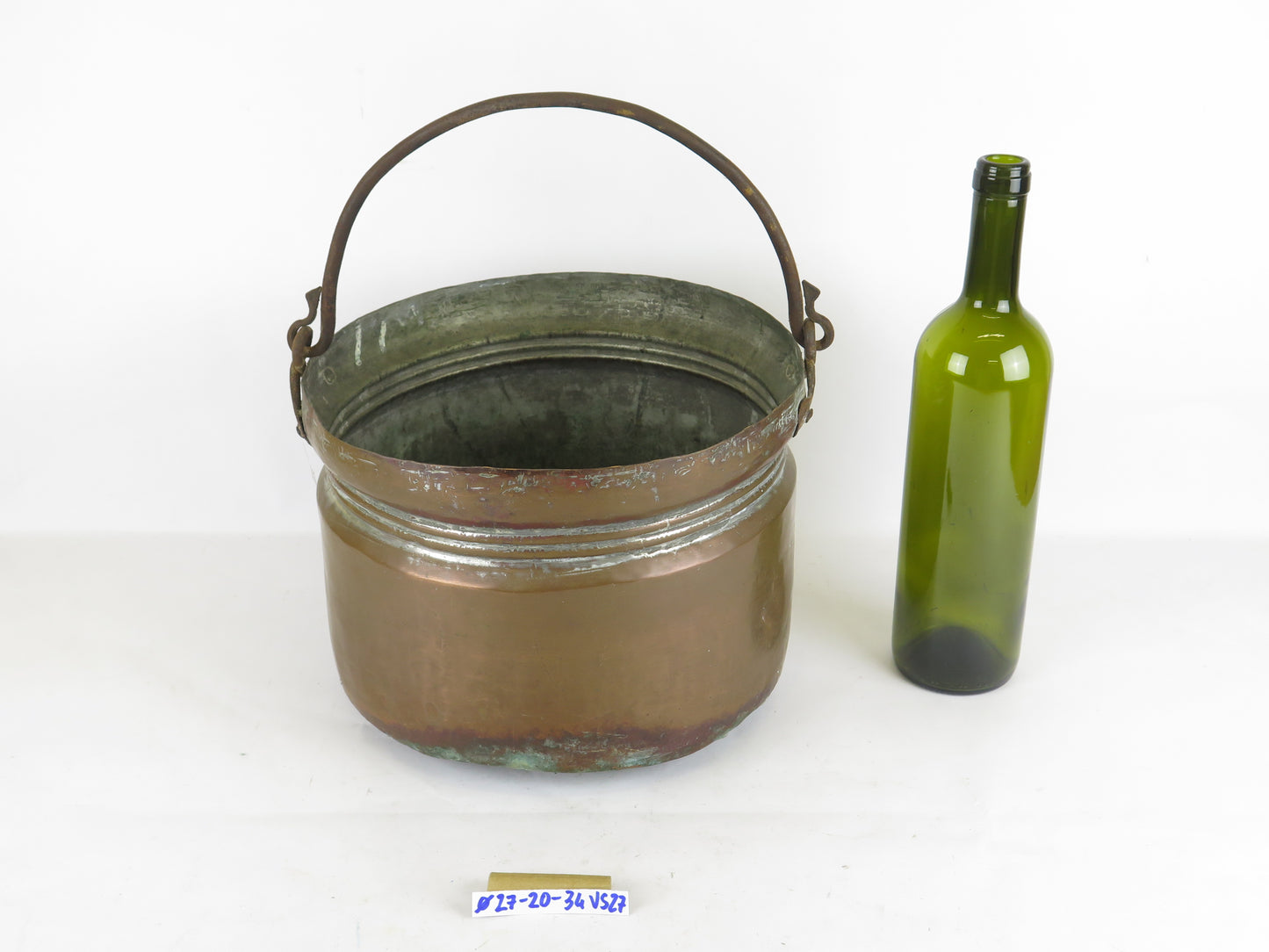 8 branches antique copper bucket pot pan antique kitchen decoration vs27