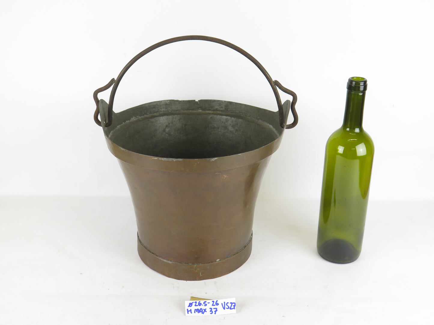 8 branches antique copper bucket pot pan antique kitchen decoration vs27