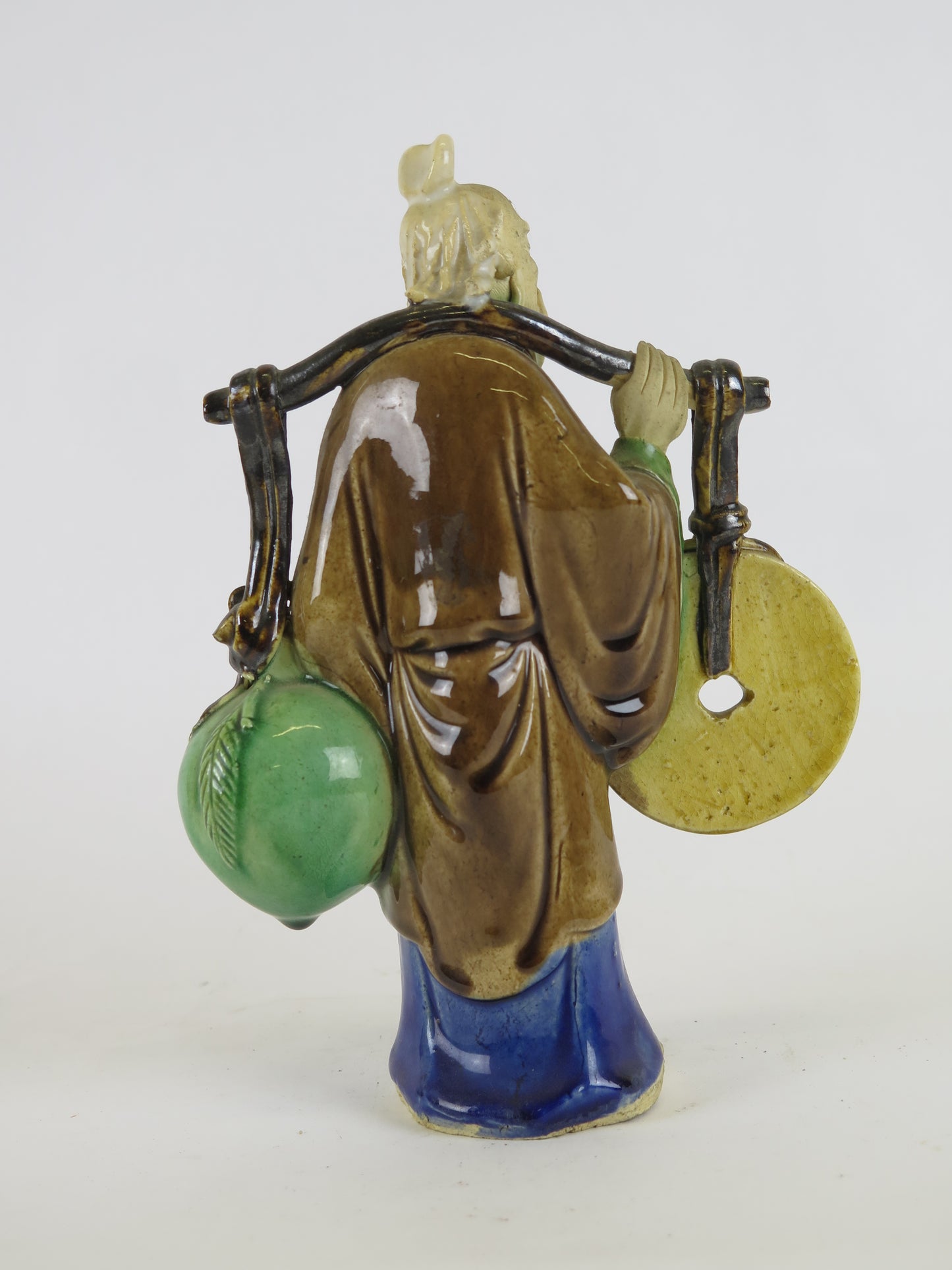 Chinese ancient ceramic shiwan mudman sage sage vs5 figurine