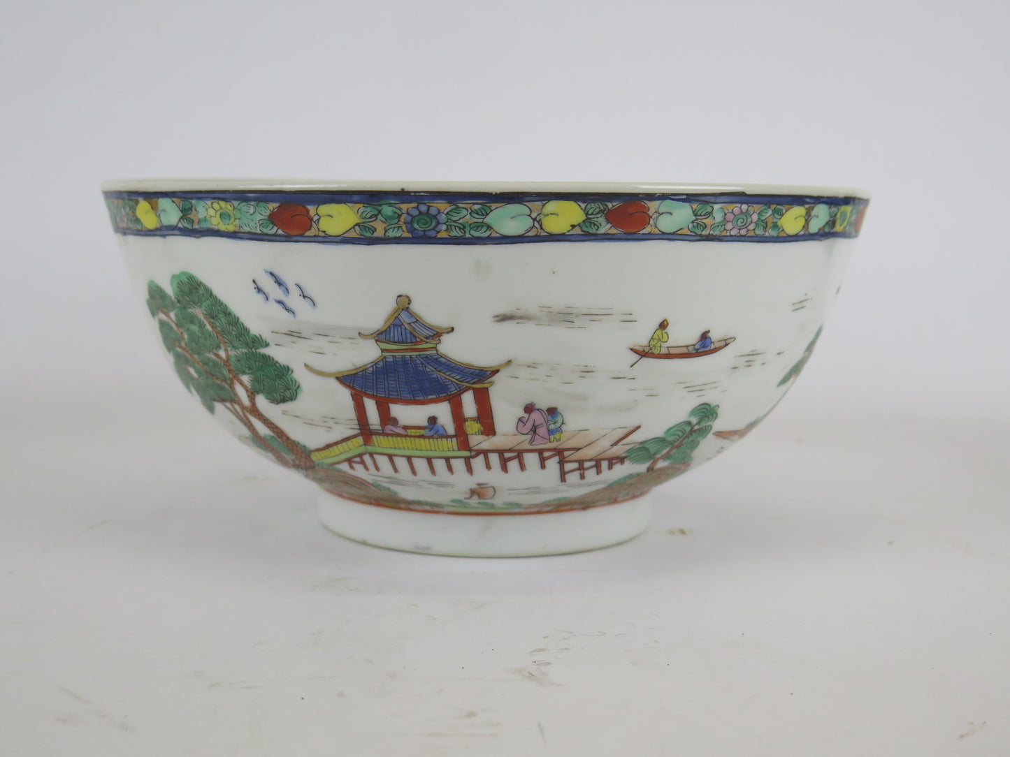 Vintage Chinese ceramic bowl hand painted bowl bowl China CM2