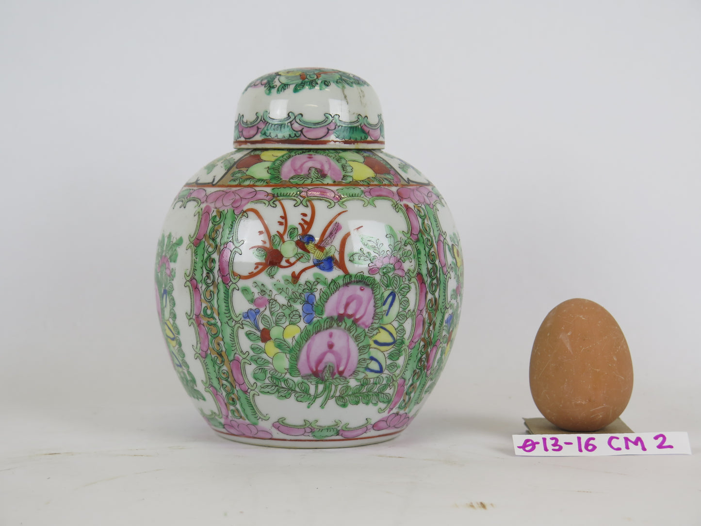 Old Chinese porcelain vase China vintage decorative hand painted bowl CM2