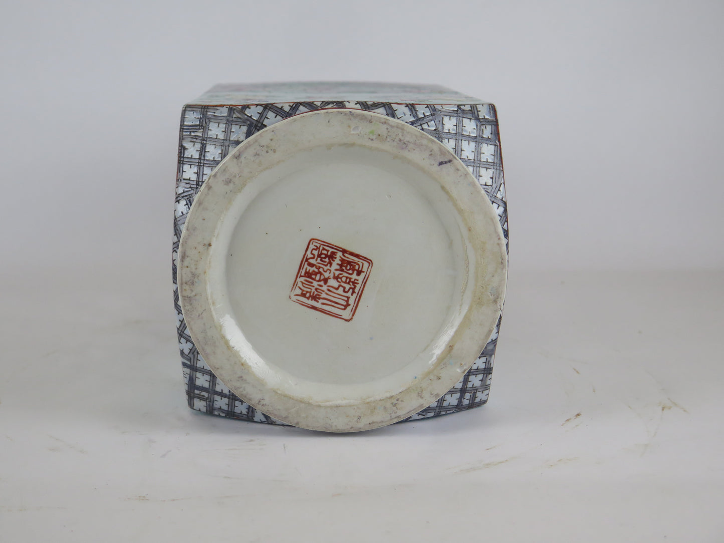 Vaso di ceramica cinese vintage da collezione Cina originale alta qualita' CM3