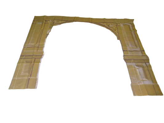 291x247 cm ancient scenography backdrop hand painted theater door arch cl2.42