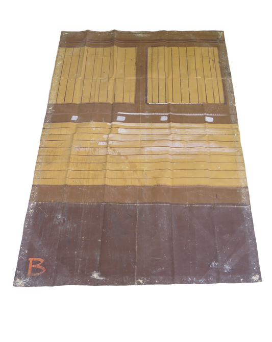 138x220 cm theater backdrop hand painted antique train wood wall cl2.44