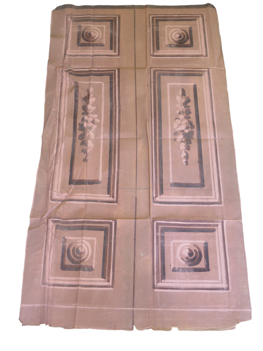 110x208 cm ancient scenography theater backdrop hand painted wooden door cl2.46