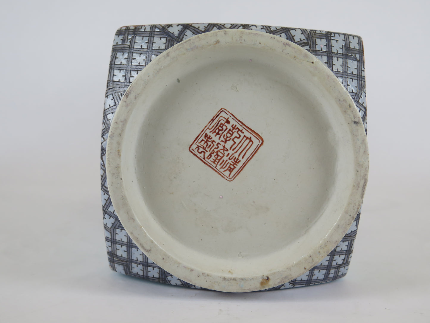 Copia del Vaso di ceramica cinese vintage da collezione Cina originale alta qualita' CM8 b