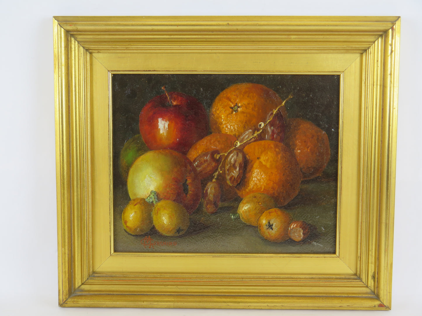 Marcello Giachino 1877-1929 signed oil painting still life oil painting vs10
