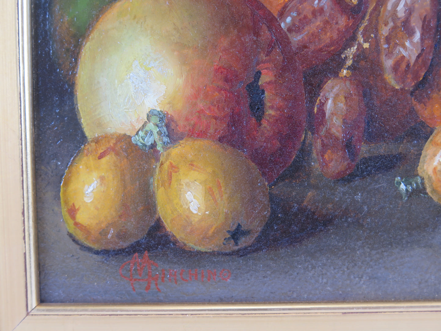 Marcello Giachino 1877-1929 signed oil painting still life oil painting vs10