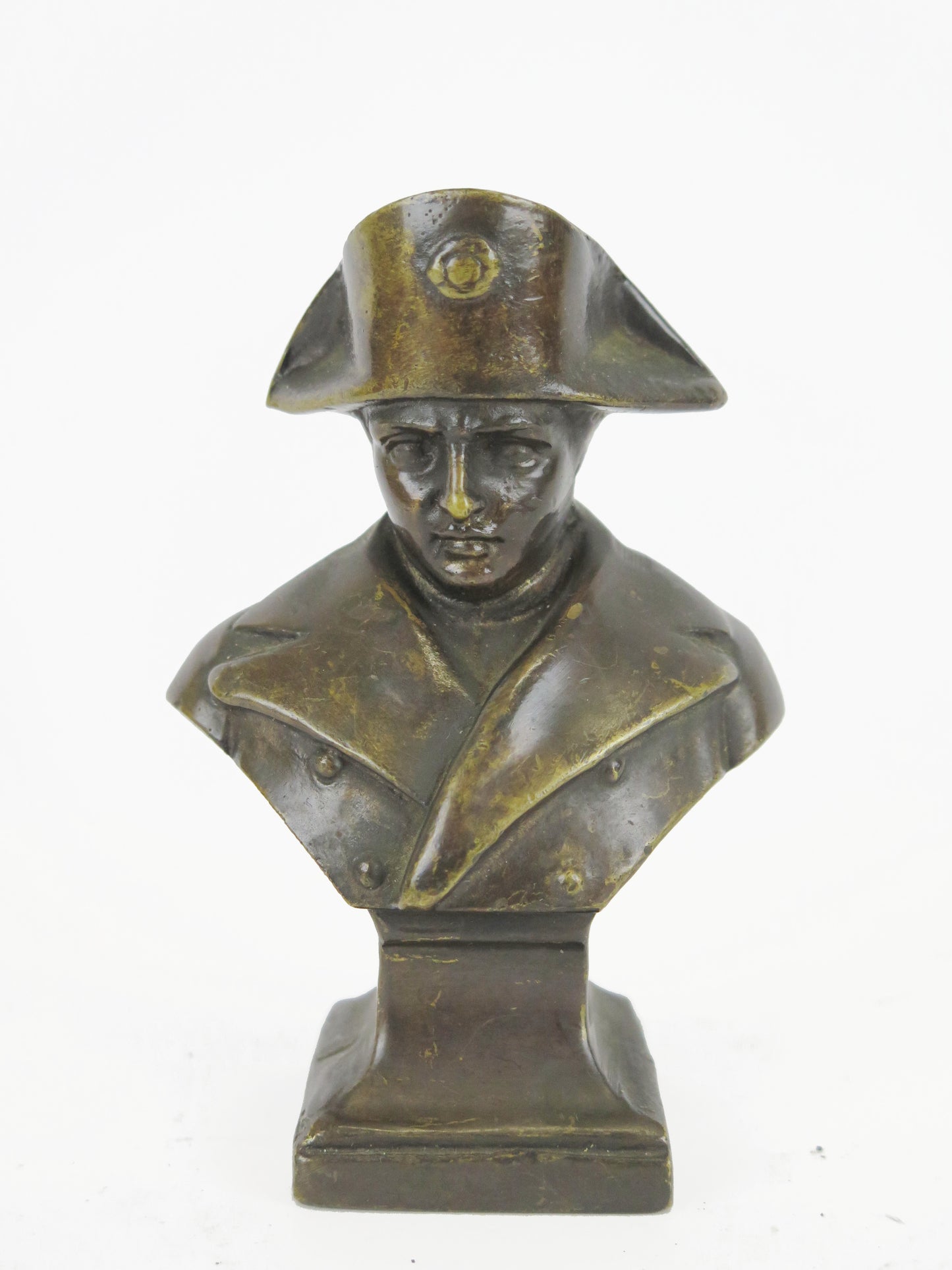 Antique Napoleon Bonaparte Bust Small Bronze Sculpture Bronze Statuette VA6