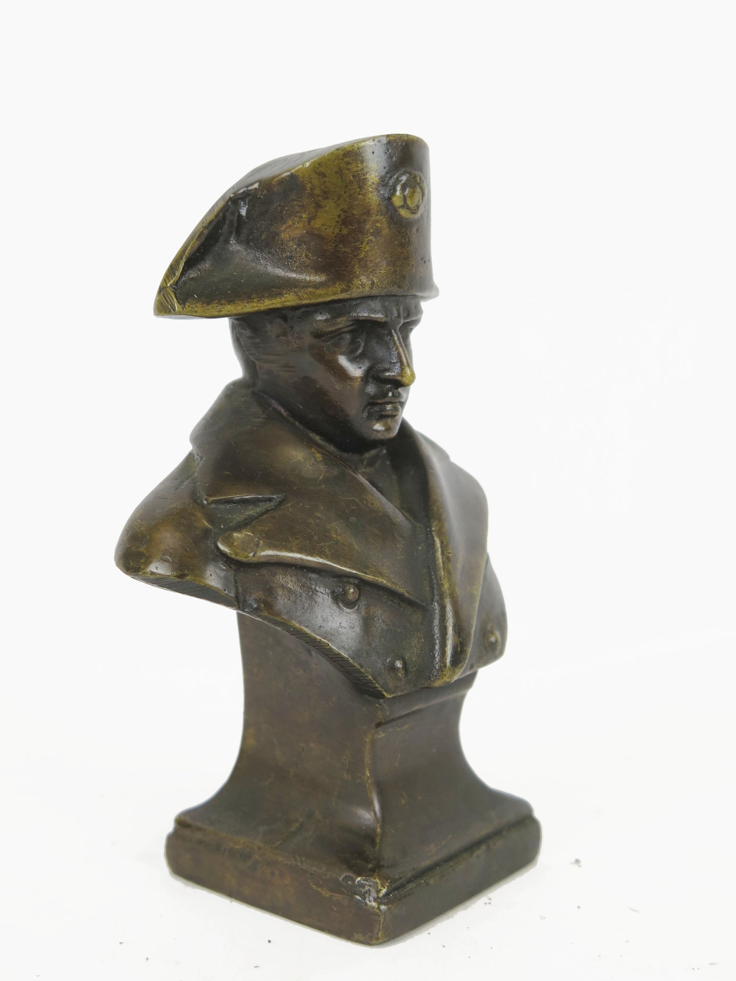 Busto di Napoleone Bonaparte antico in bronzo di piccole dimensioni scultra bronzo statuina bronzo VA6