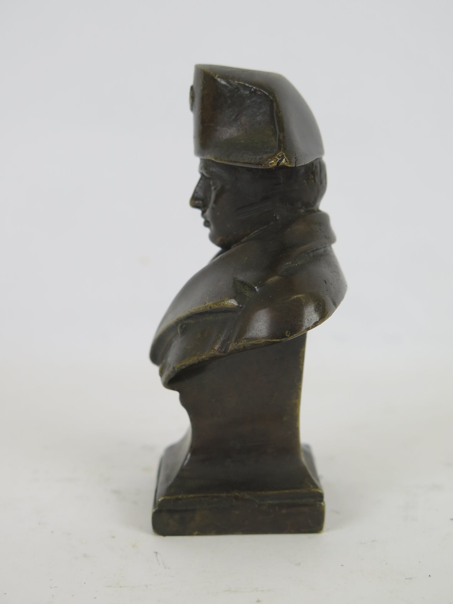 Busto di Napoleone Bonaparte antico in bronzo di piccole dimensioni scultra bronzo statuina bronzo VA6