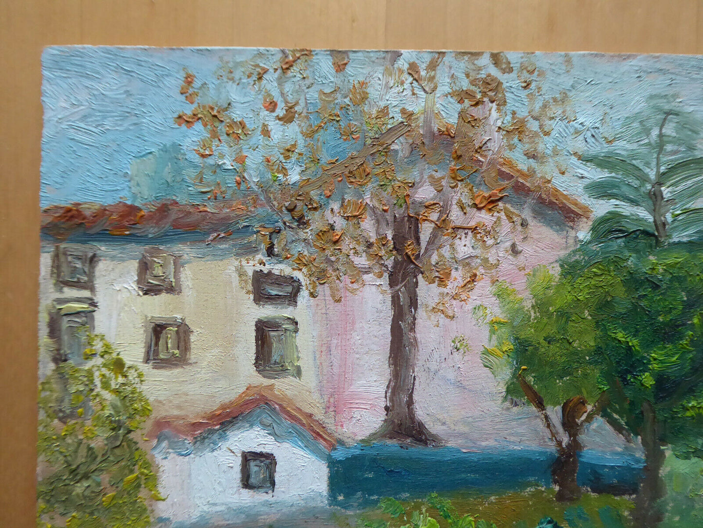 SMALL OIL PAINTING IN IMPRESSIONIST STYLE WORK SPANISH PAINTER MD2