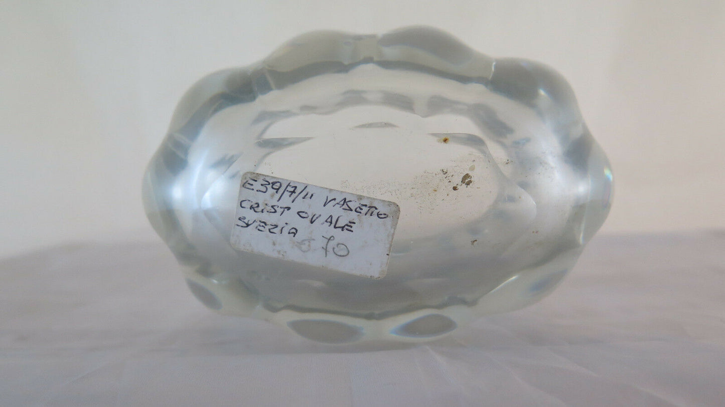 CENTROTAVOLA DI CRISTALLO VINTAGE COPPA CIOTOLA VINTAGE CRYSTAL BOWL R117