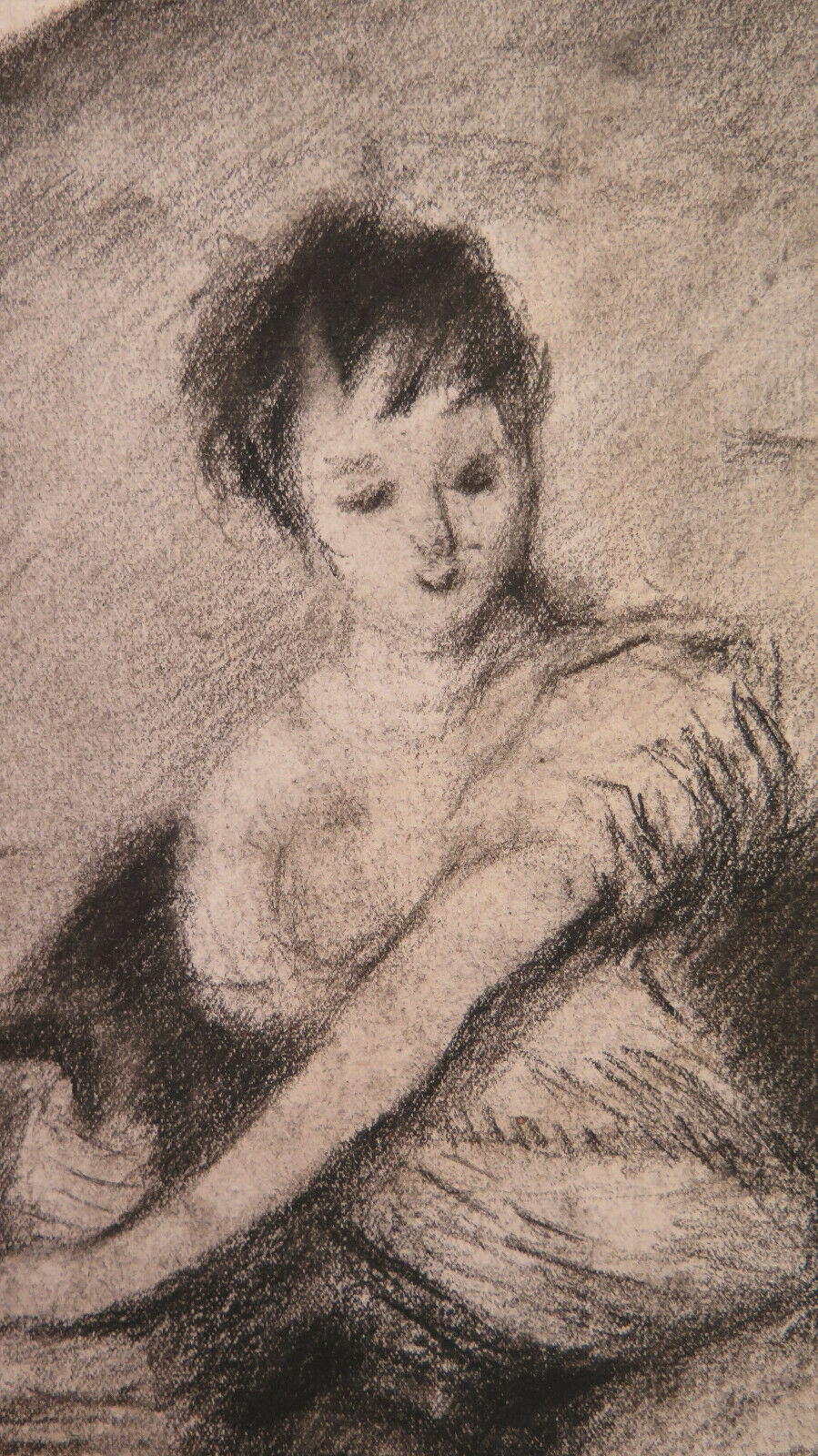 DISEGNO ANTICO FRONTE RETRO PAESAGGIO E FIGURE Pierre Duteurtre detto DUT BM53.1