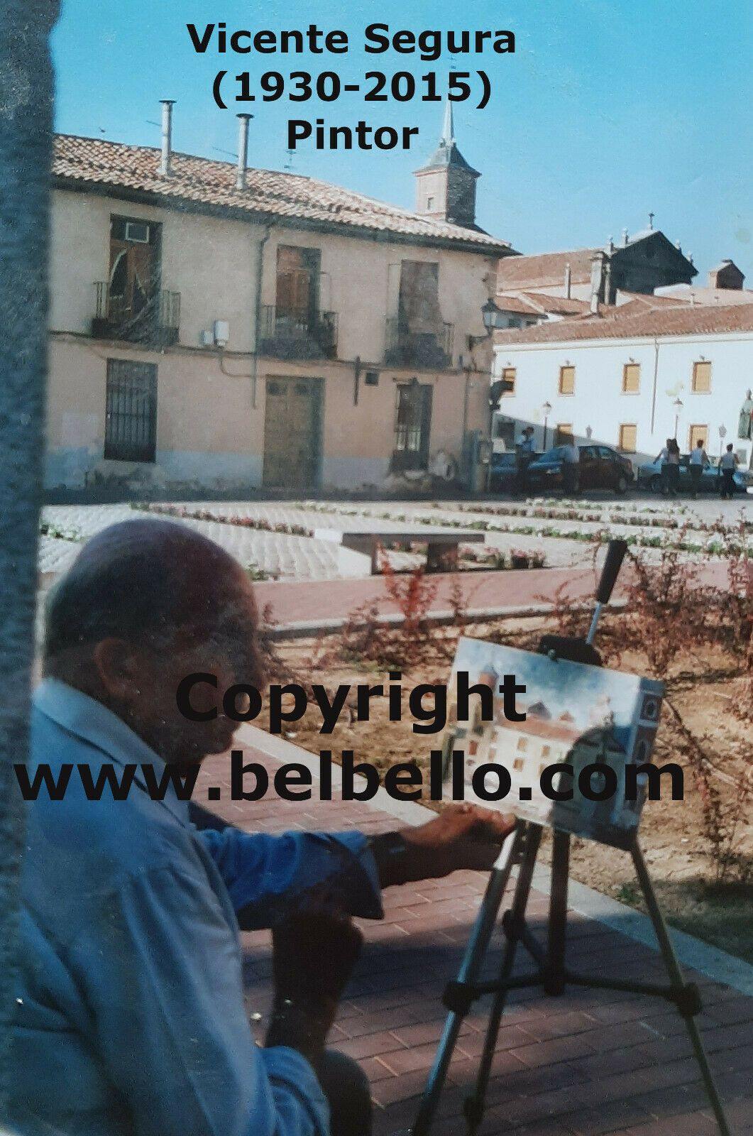 VECCHIO DIPINTO AD OLIO SU TAVOLA BOZZETTO PREPARATORIO PITTORE SPAGNOLO MD3 - Belbello Antiques