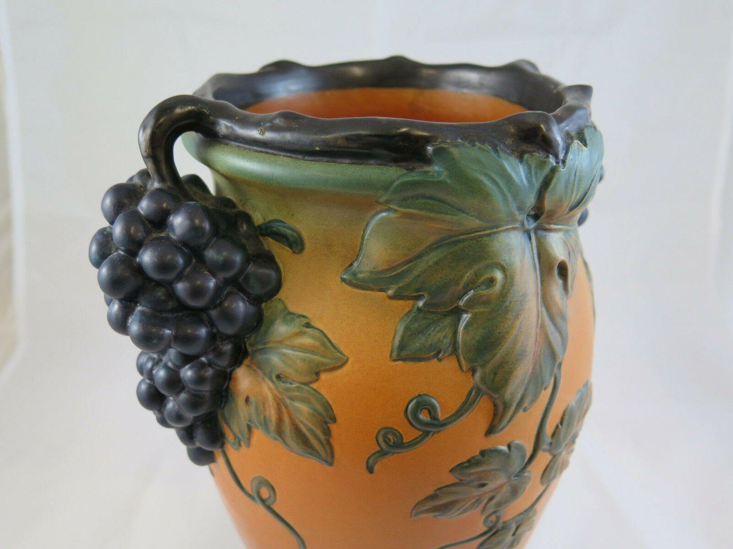 VASO IN CERAMICA VINTAGE P. IPSEN P&E POTTERY DENMARK VASE SCANDINAVIA R75 - Belbello Antiques