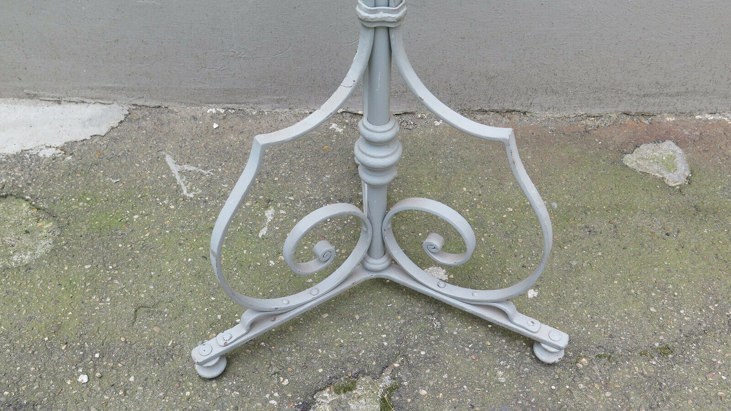 VINTAGE WROUGHT IRON FLOOR LAMP MID-20TH CENTURY 