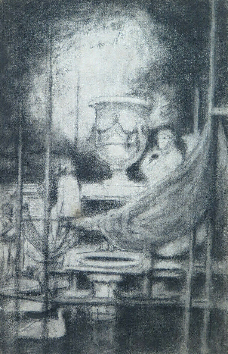 GRANDE DISEGNO ANTICO STILE NEOCLASSICO OPERA Pierre Duteurtre detto DUT BM53.1