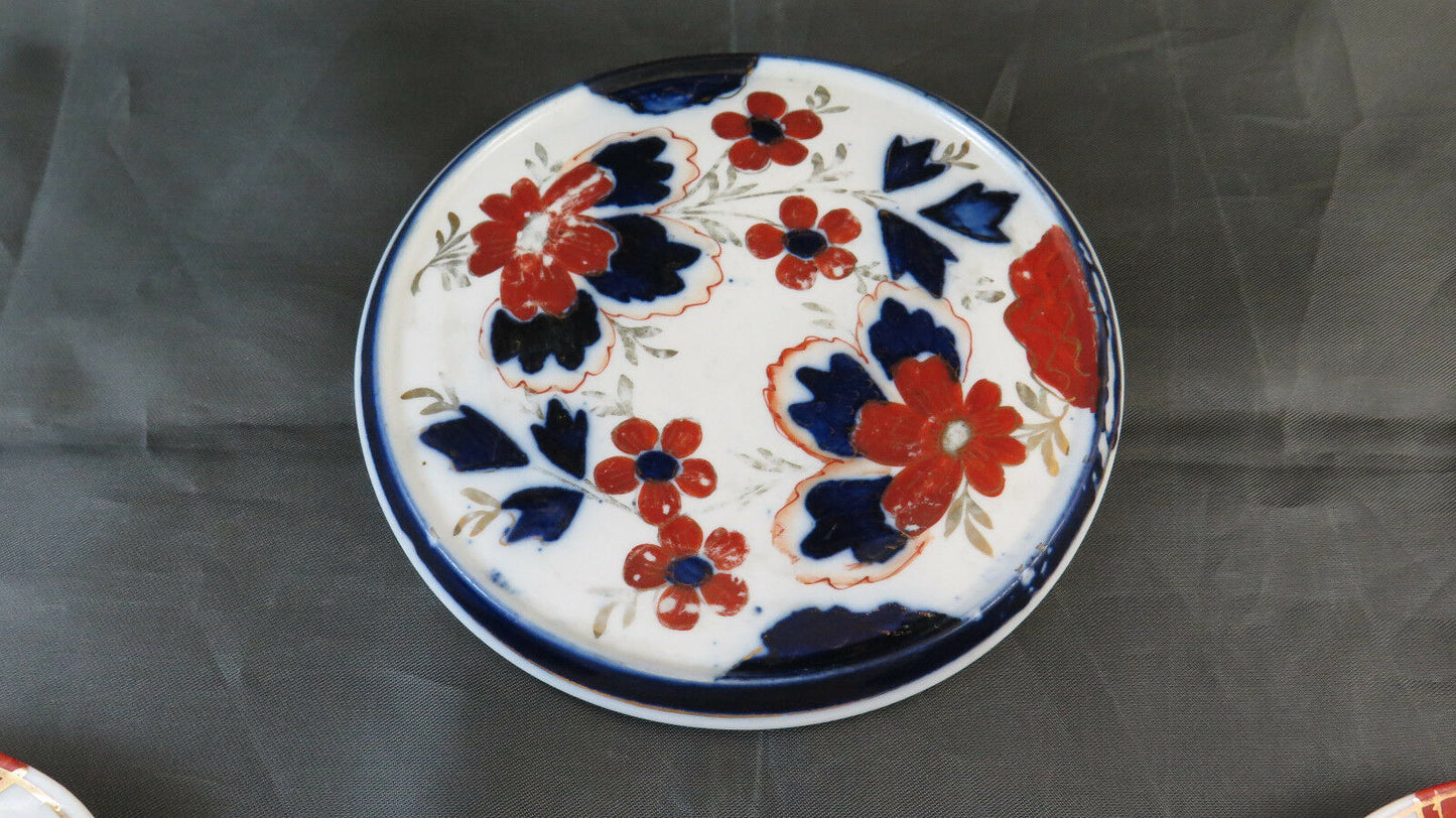 COFFEE SERVICE FOR TWO 2 VINTAGE HAND PAINTED JAPANESE PORCELAIN R127