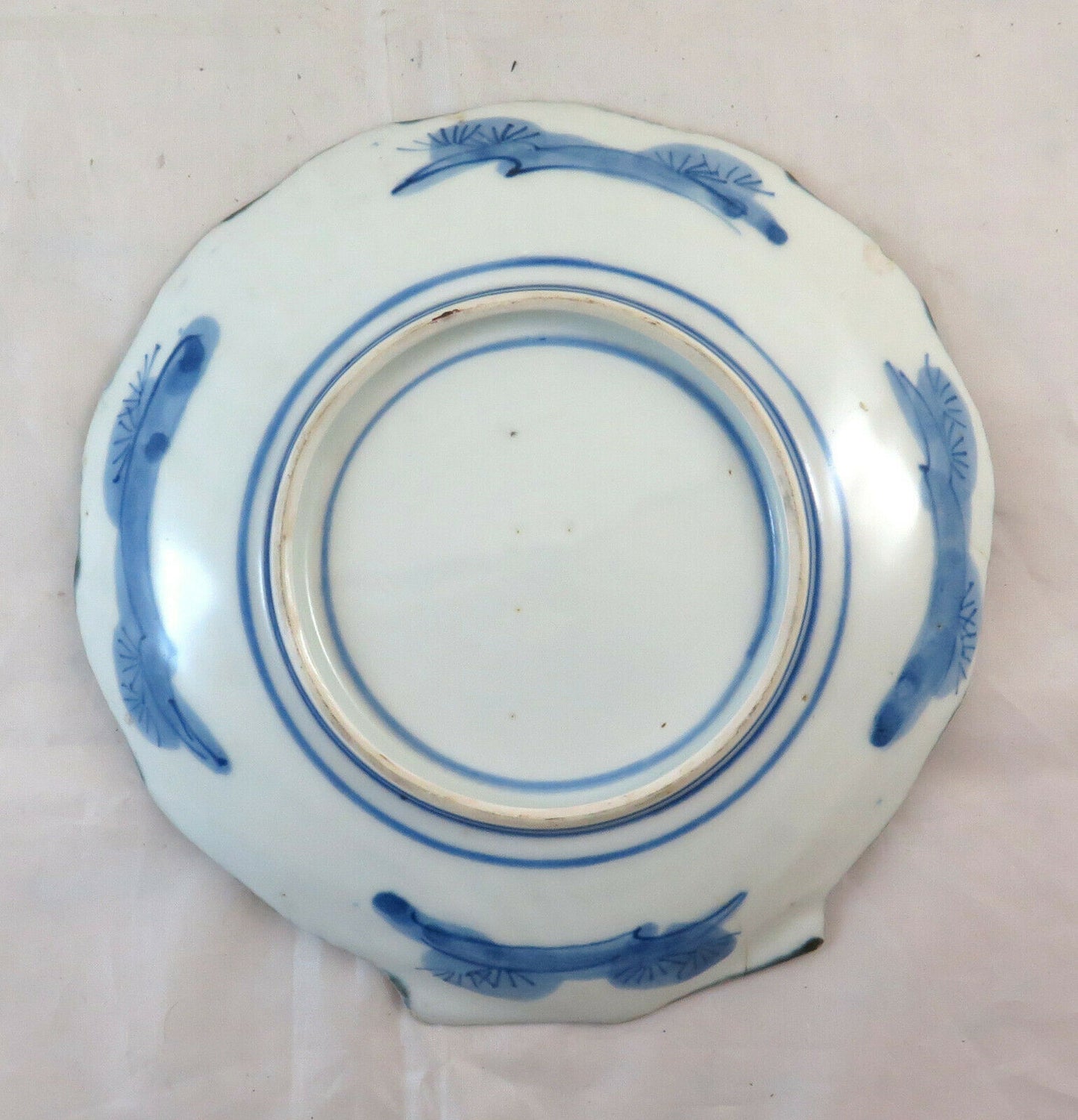 PIATTO ANTICO IN PORCELLANA IMARI ANTICO CONCHIGLIA GIAPPONE CERAMICA ASIA BM25