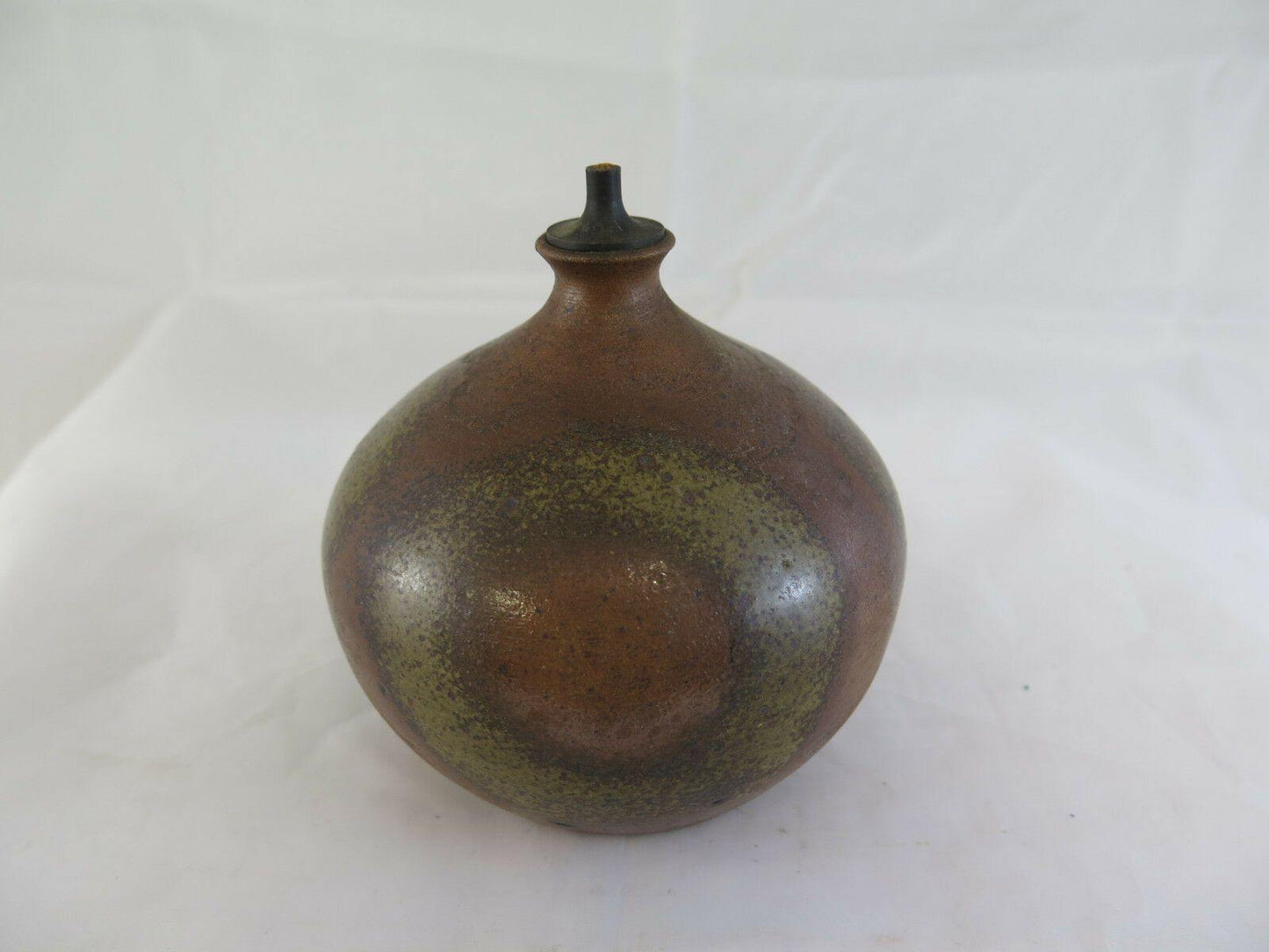 PICCOLO LUME A PETROLIO VINTAGE IN CERAMICA DANIMARCA SCANDINAVIA VASO R85 - Belbello Antiques