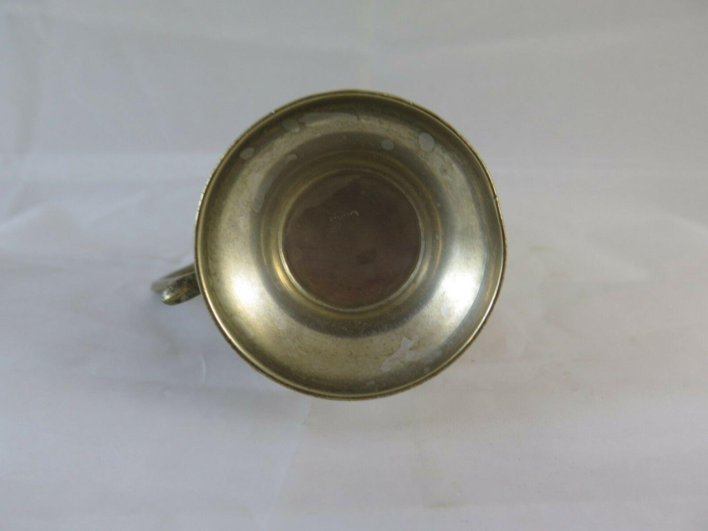 PICCOLA CARAFFA PER LATTE LATTIERA IN METALLO VINTAGE PRIMO NOVECENTO 1900 G34 - Belbello Antiques