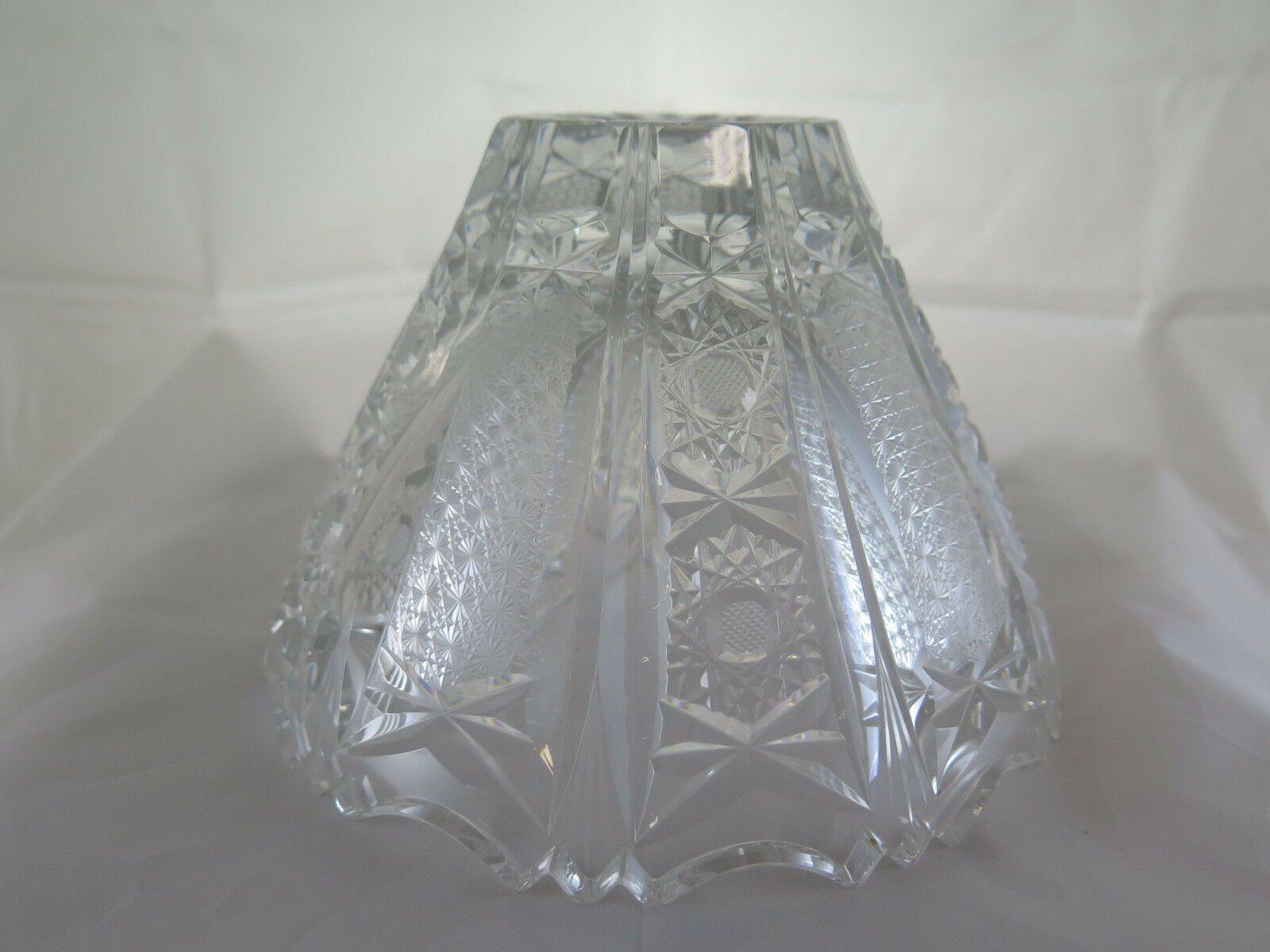 INSALATIERA IN VETRO MOLATO VINTAGE COPPA VINTAGE GLASS BOWL EARLY XX R34 - Belbello Antiques