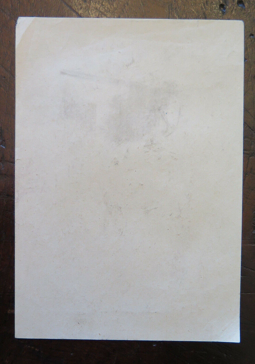 VINTAGE DRAWING PENCIL ON PAPER 60'S PORTRAIT OF A WOMAN STUDIO SKETCH P28.5