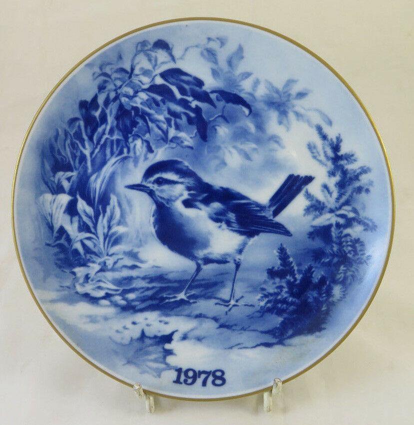 6 PIATTI DA COLLEZIONE Tove Svendsen Fugleplatte CERAMICA DANIMARCA R120 - Belbello Antiques