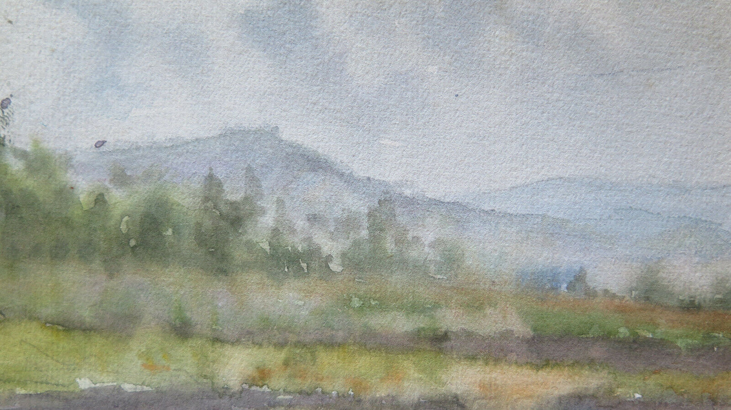 SMALL WATERCOLOR PAINTING PAINTING STUDY SKETCH LANDSCAPE SKETCH P28.4