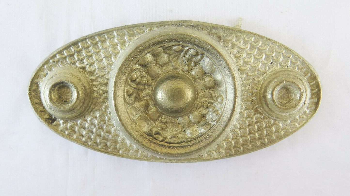 6 MEDAGLIONI FREGI IN BRONZO DORATO PER MOBILI ANTICHI O DECORAZIONE CH29 - Belbello Antiques