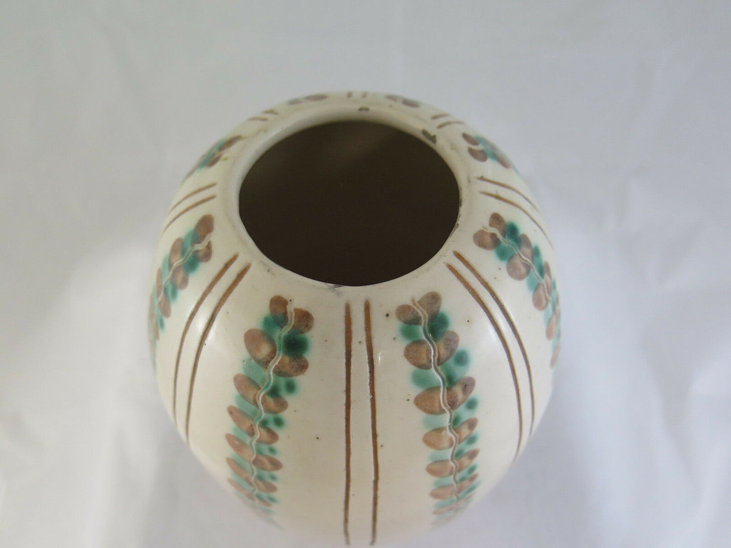 VASO IN CERAMICA ANTICO BORNHOLM DANIMARCA BORNHOLM CERAMIC VASE DENMARK R86 - Belbello Antiques