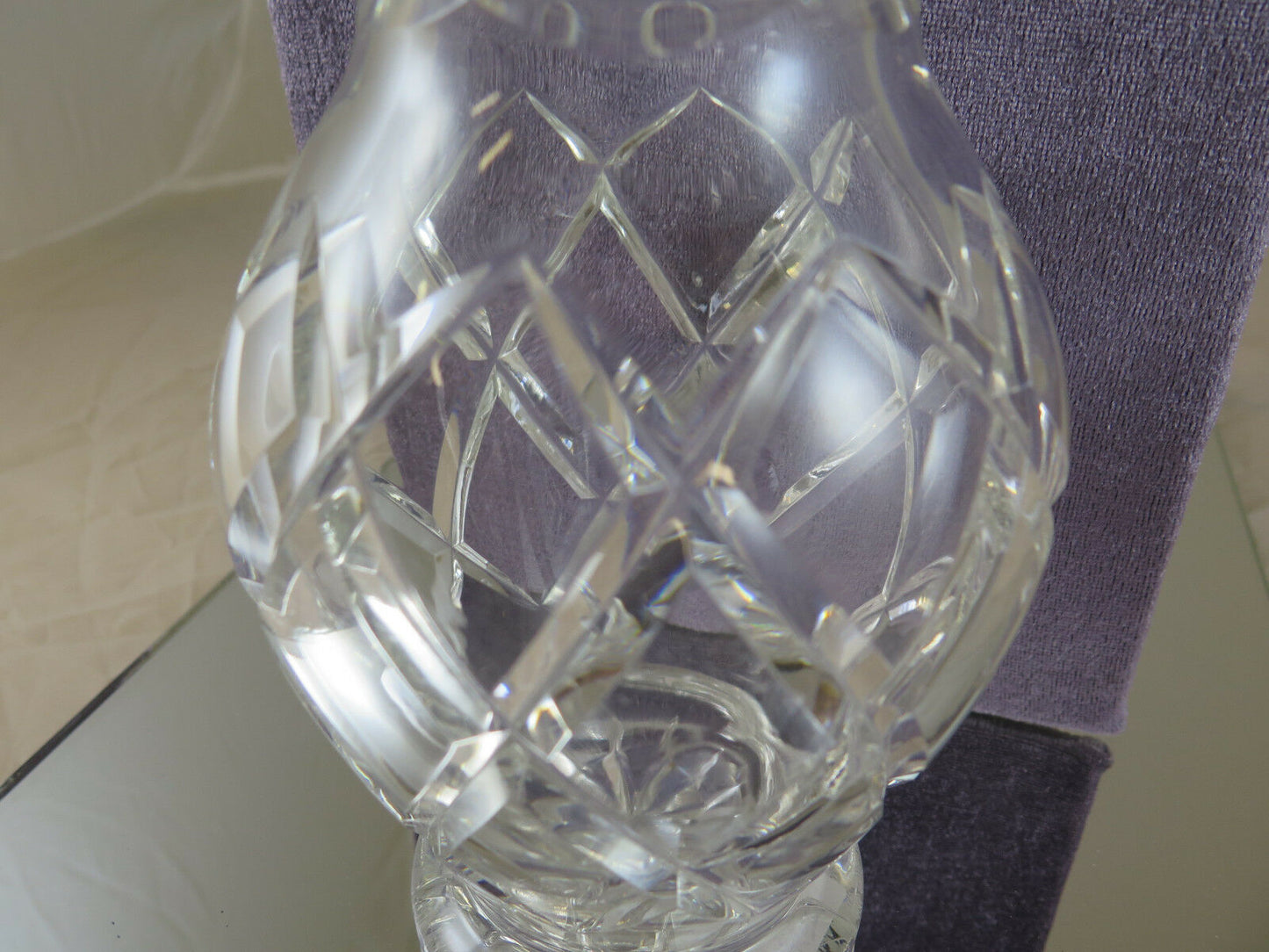 VASO IN CRISTALLO VINTAGE INIZIO 900 PER FIORI VINTAGE CRYSTAL FLOWER VASE R24