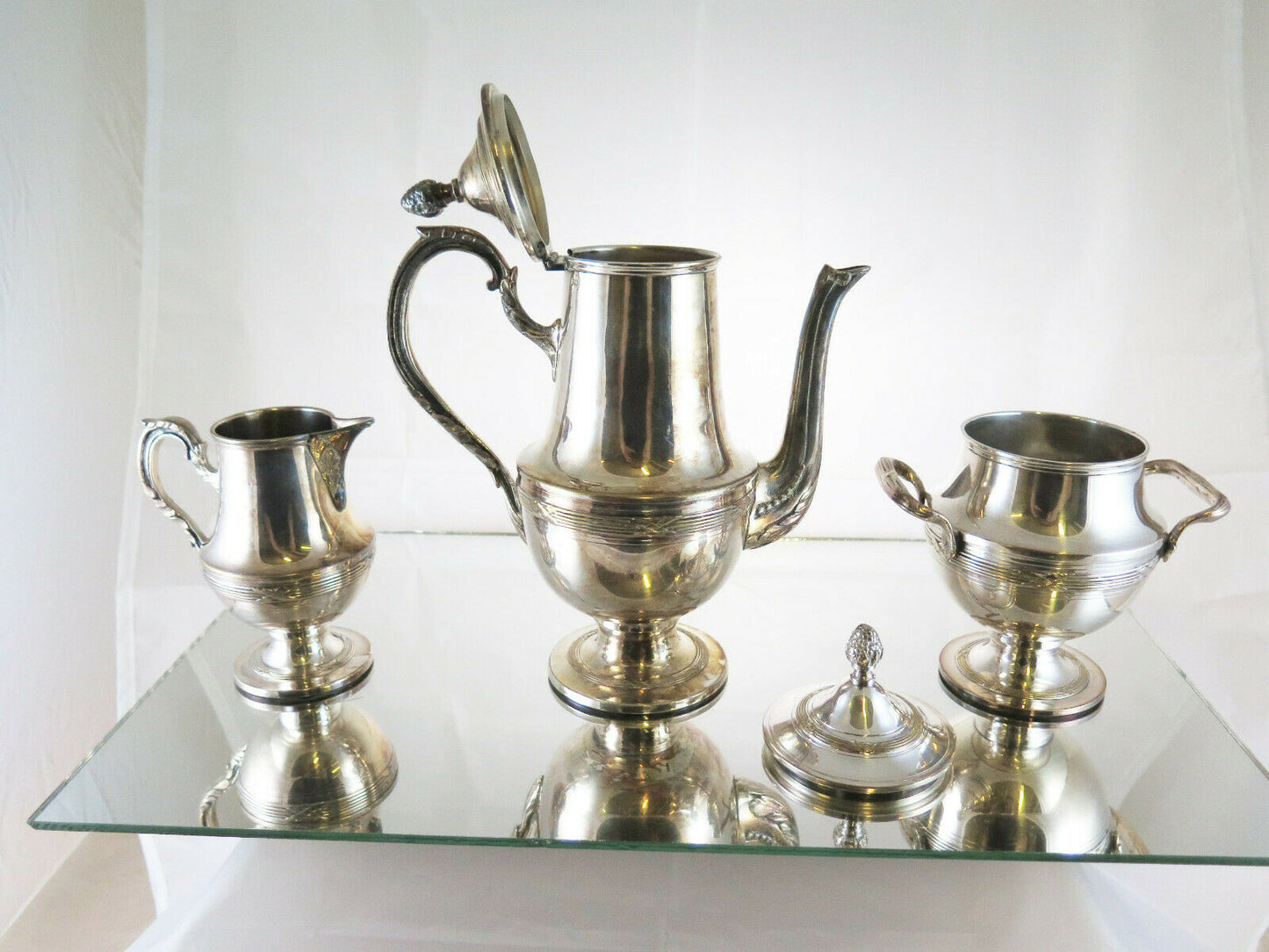 SHEFFIELD COFFEE SERVICE EARLY 1900s LIBERTY STYLE ART NOUVEAU ORIGINAL R40