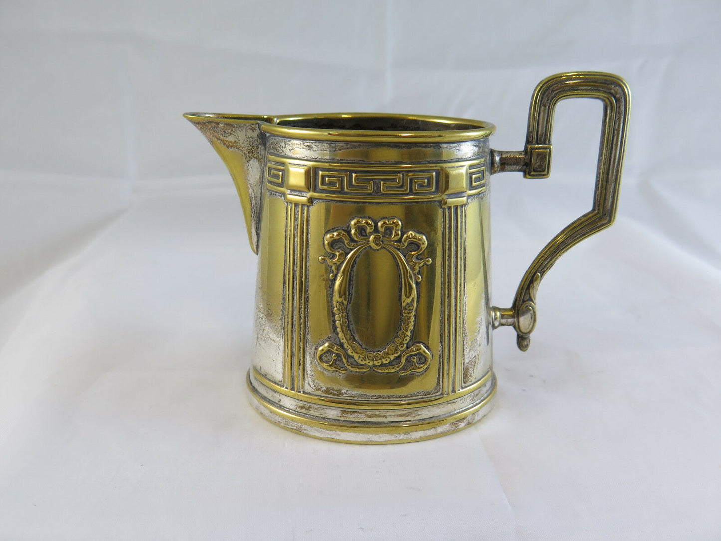 ANTIQUE ART NOUVEAU COFFEE SERVICE MILK POT SUGAR BOWL R70 R23