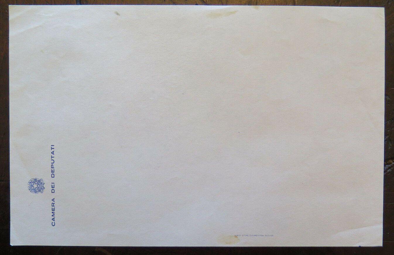 DISEGNO ANTICO CON FARFALLE SU FOGLIO DELLA CAMERA DEI DEPUTATI ORIGINALE P28.5 - Belbello Antiques