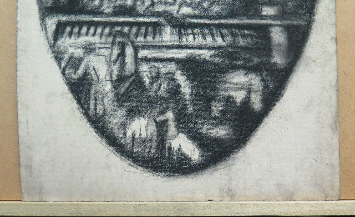 GRANDE DISEGNO ANTICO DA UN AFFRESCO QUADRO Pierre Duteurtre detto DUT BM53.1