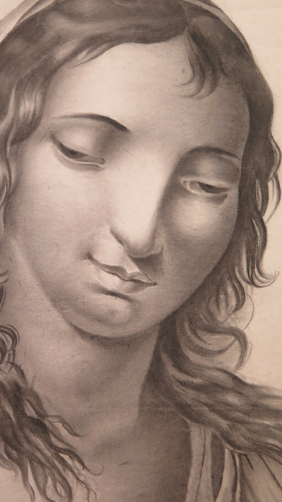 DISEGNO ANTICO RITRATTO FEMMINILE FRANCIA 800 QUADRO ANTICO NEOCLASSICO BM53.3