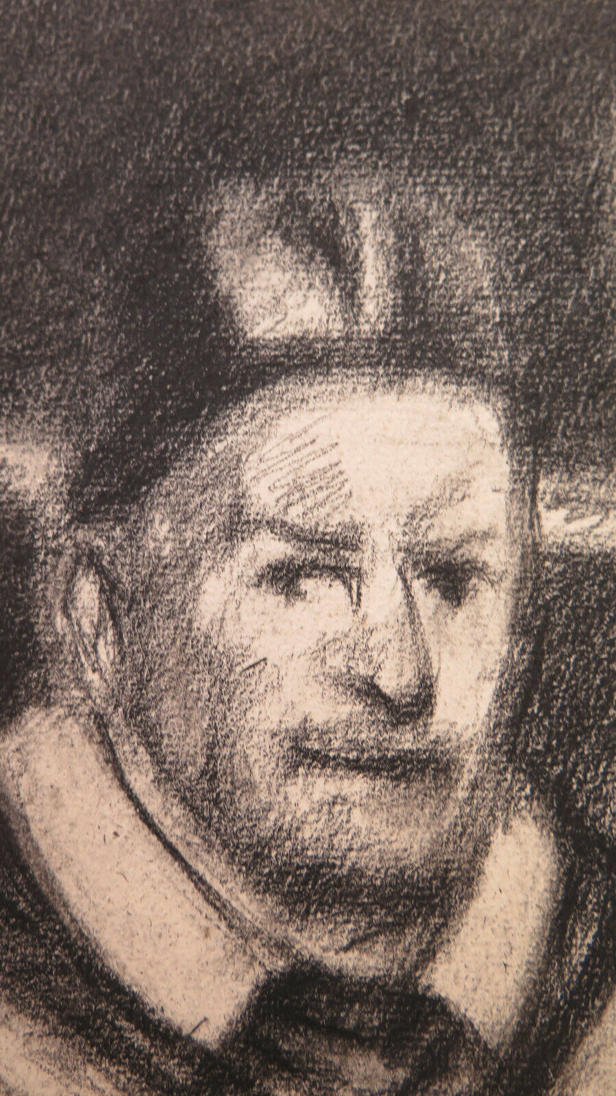 ANTIQUE DRAWING FROM THE Portrait of Innocent X BY Velázquez Pierre Duteurtre DUT BM53.1 