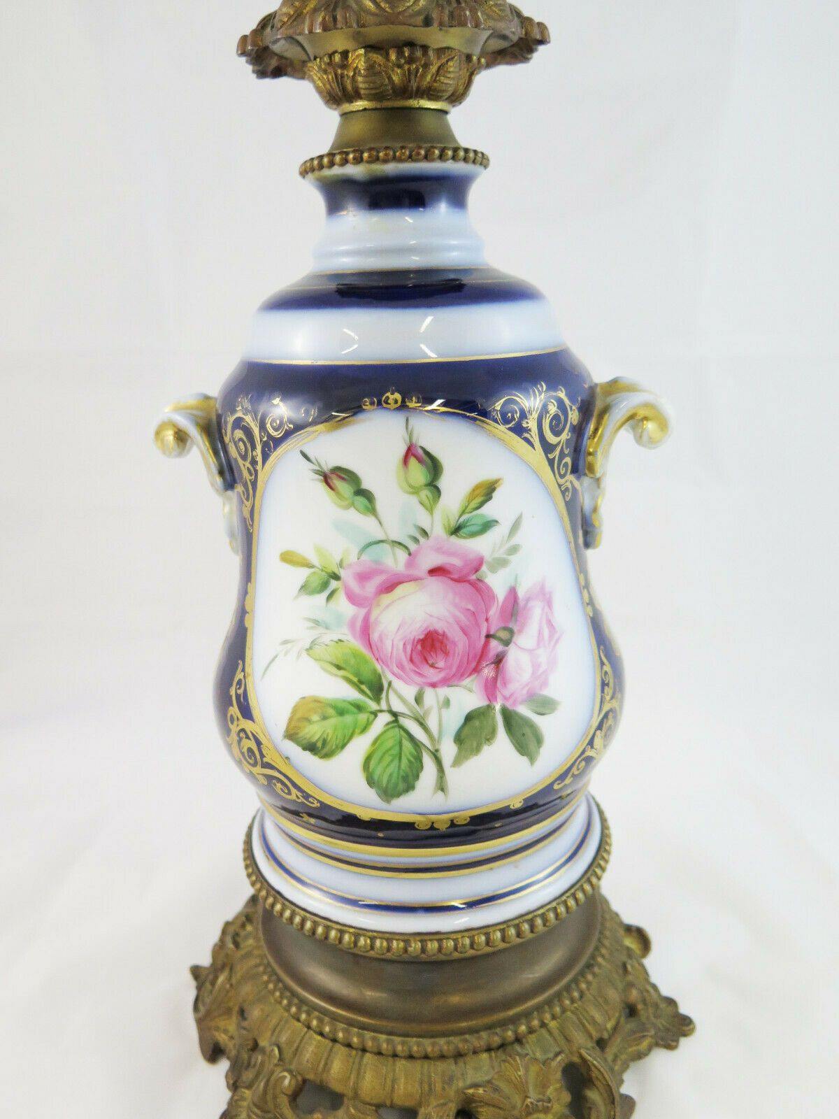 LAMPADA ABAT-JOUR IN PORCELLANA DANIMARCA PRIMO NOVECENTO DENMARK PORCELAIN R90 - Belbello Antiques