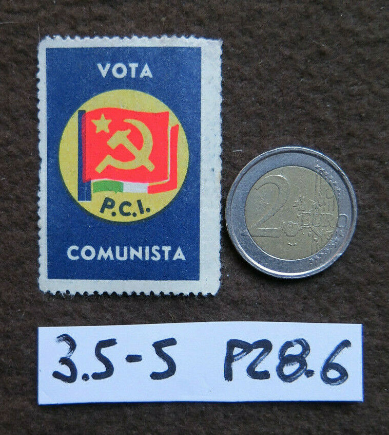 SKETCH FOR COMMUNIST POLITICAL FLYER WITH PARTY STAMP P28.6