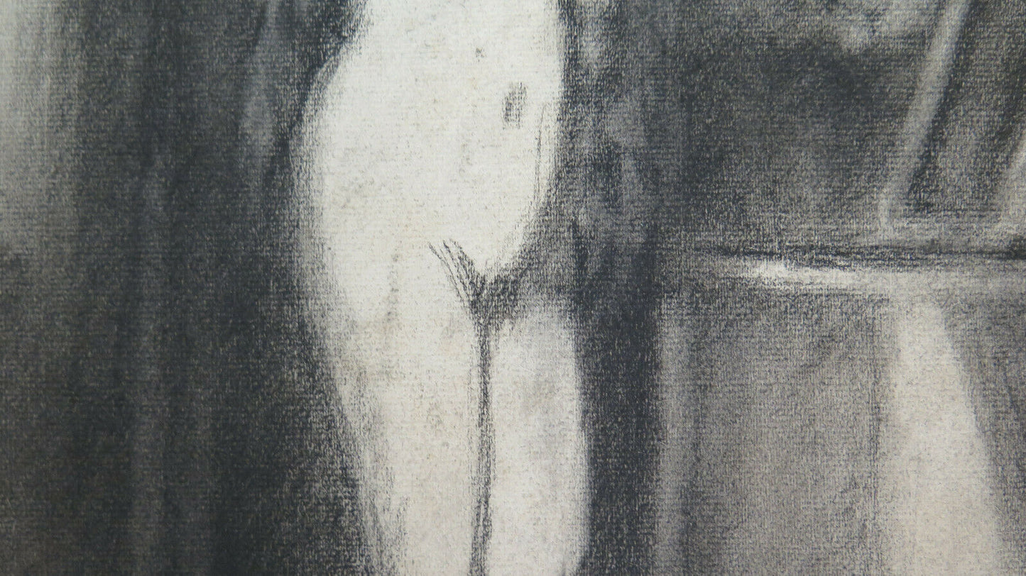 NUDO FEMMINILE GRANDE DISEGNO ANTICO ARTISTA Pierre Duteurtre detto DUT BM53.1