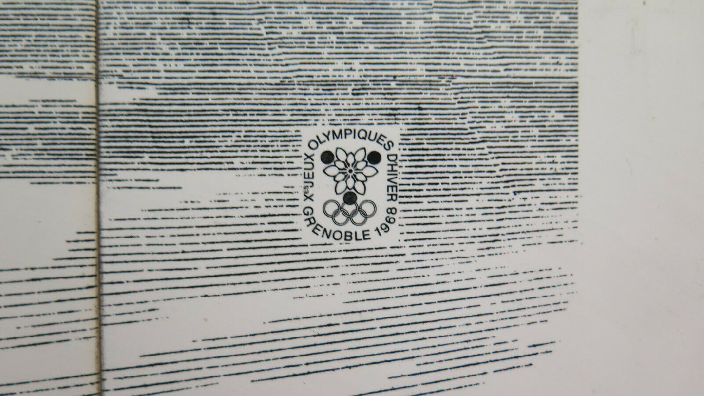 SOUVENIR WINTER OLYMPICS GRENOBLE 1968 FRANCE VINTAGE OLYMPIC GAMES BM52