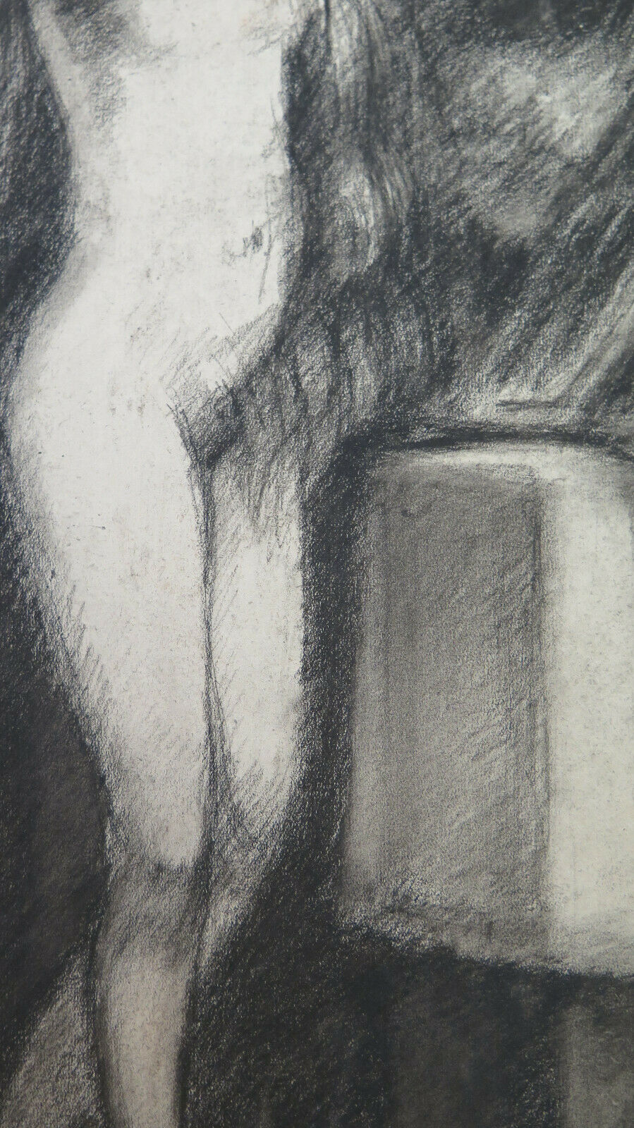 DISEGNO ANTICO NUDO FEMMINILE CLASSICO ARTISTA Pierre Duteurtre detto DUT BM53.1