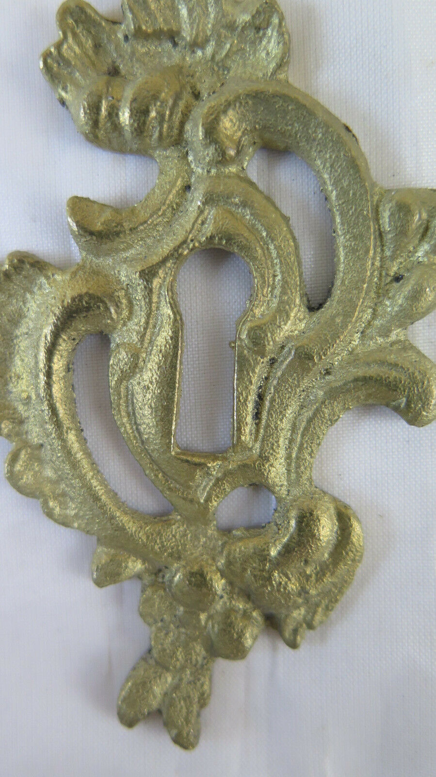 9 GRIDS FOR ANTIQUE FURNITURE IN GOLDEN BRONZE BAROQUE LOCK COVER CH28 