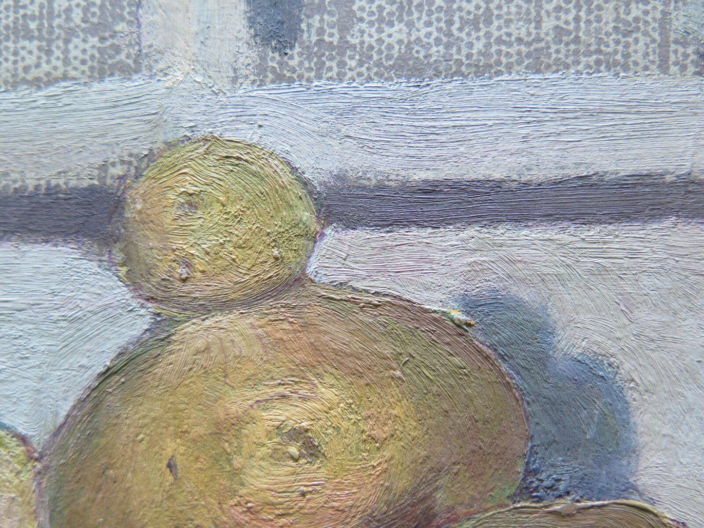 PATATE SUL TAVOLO NATURA MORTA DIPINTO OLIO SU TAVOLA QUADRO ANTICO GARANZIA p16 - Belbello Antiques