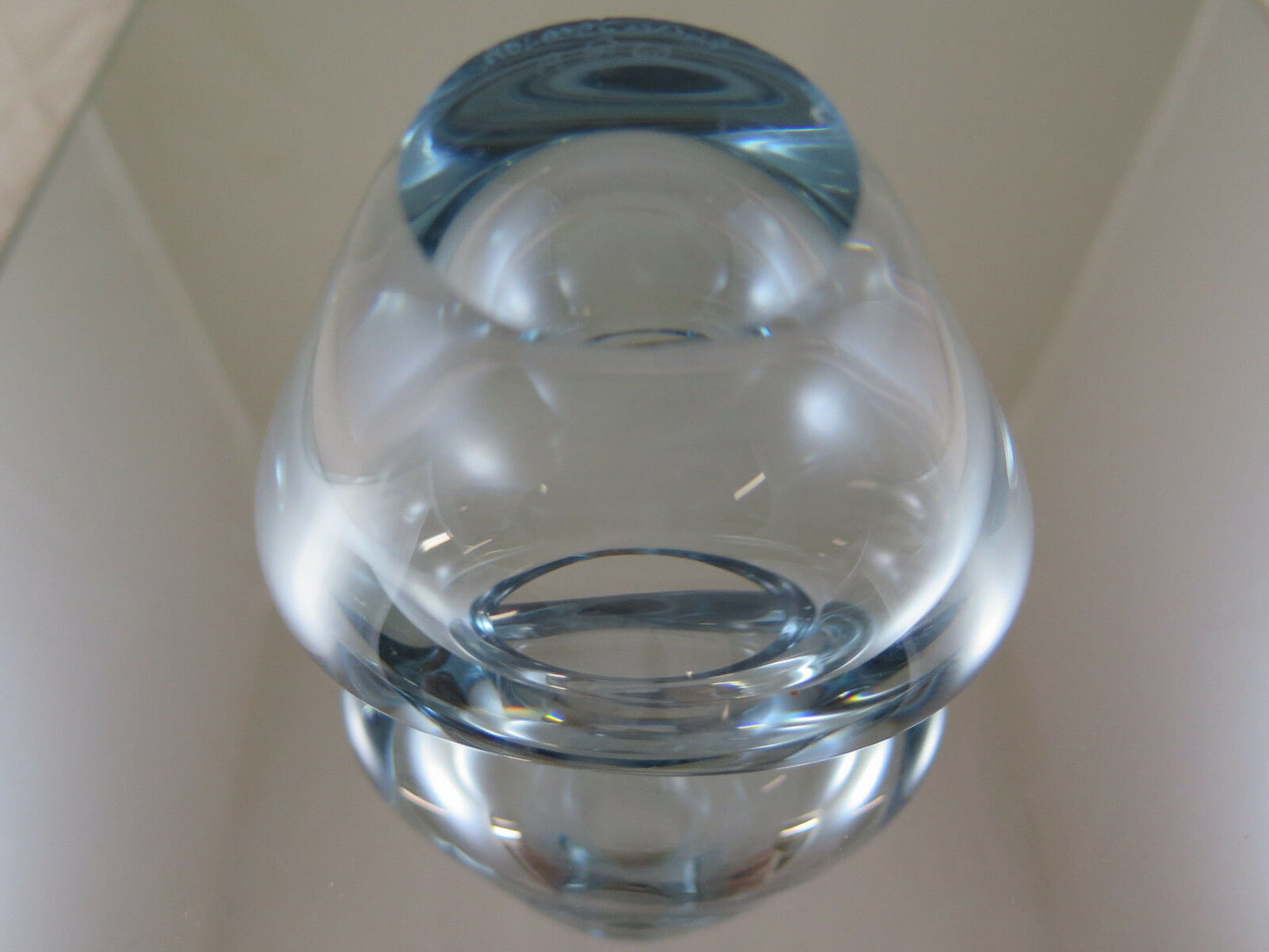 HOLMEGAARD ​​VASE 1960 MODERN VINTAGE GLASS VASE SCANDINAVIAN DESIGN R25