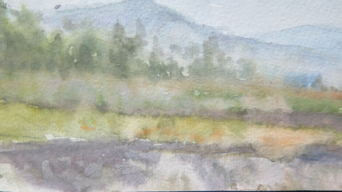 SMALL WATERCOLOR PAINTING PAINTING STUDY SKETCH LANDSCAPE SKETCH P28.4