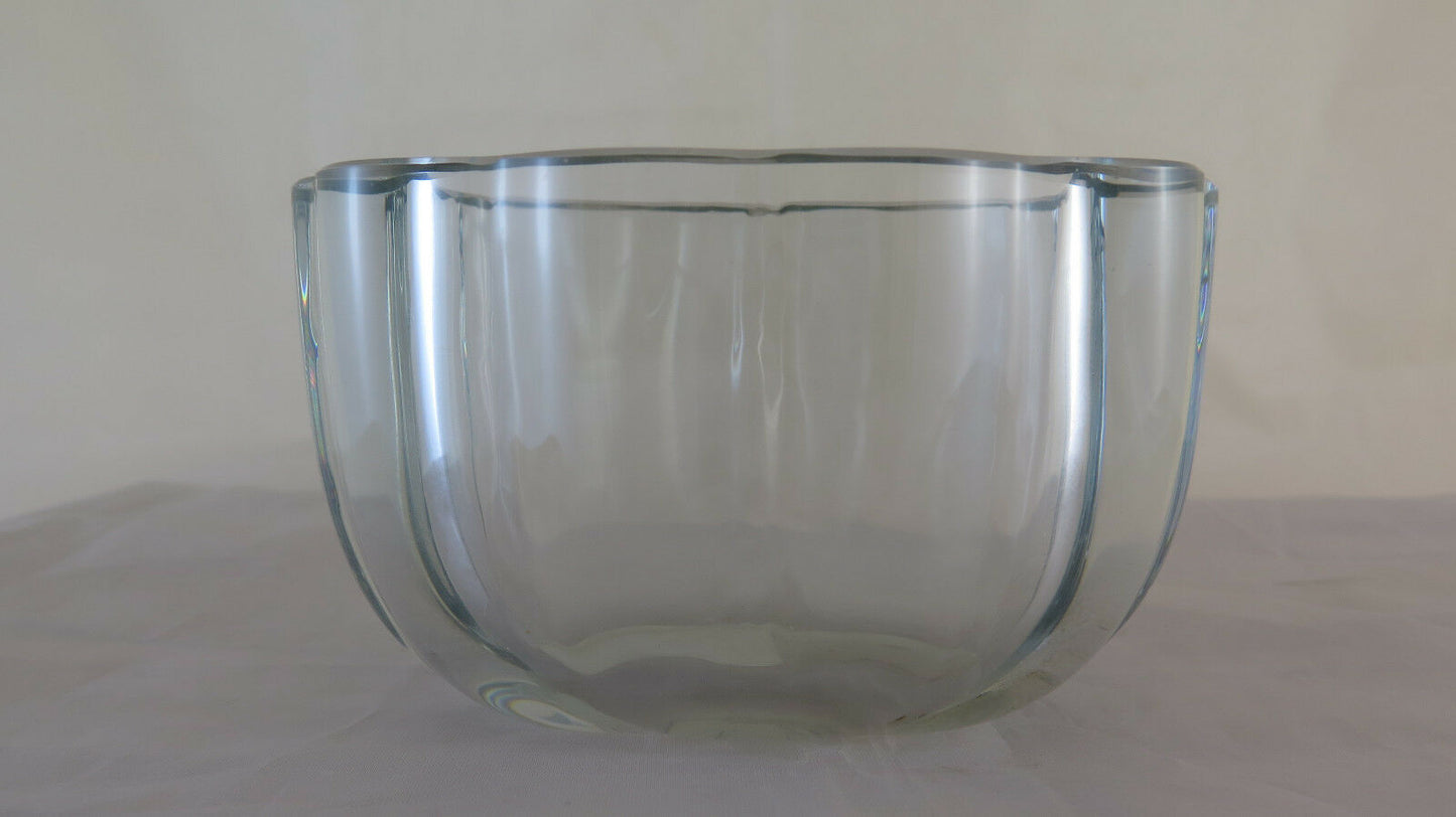 CENTROTAVOLA DI CRISTALLO VINTAGE COPPA CIOTOLA VINTAGE CRYSTAL BOWL R117