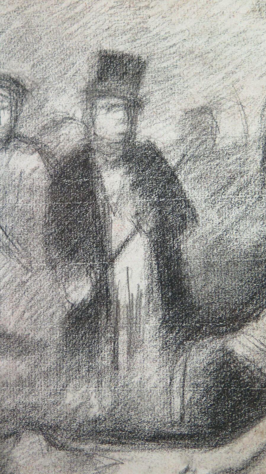 DISEGNO ANTICO DA Eugène Delacroix BOZZETTO DI Pierre Duteurtre detto DUT BM53.1 - Belbello Antiques